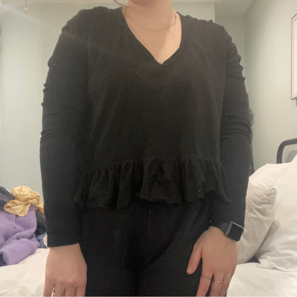 Truly Madly Deeply peplum long sleeve | medium